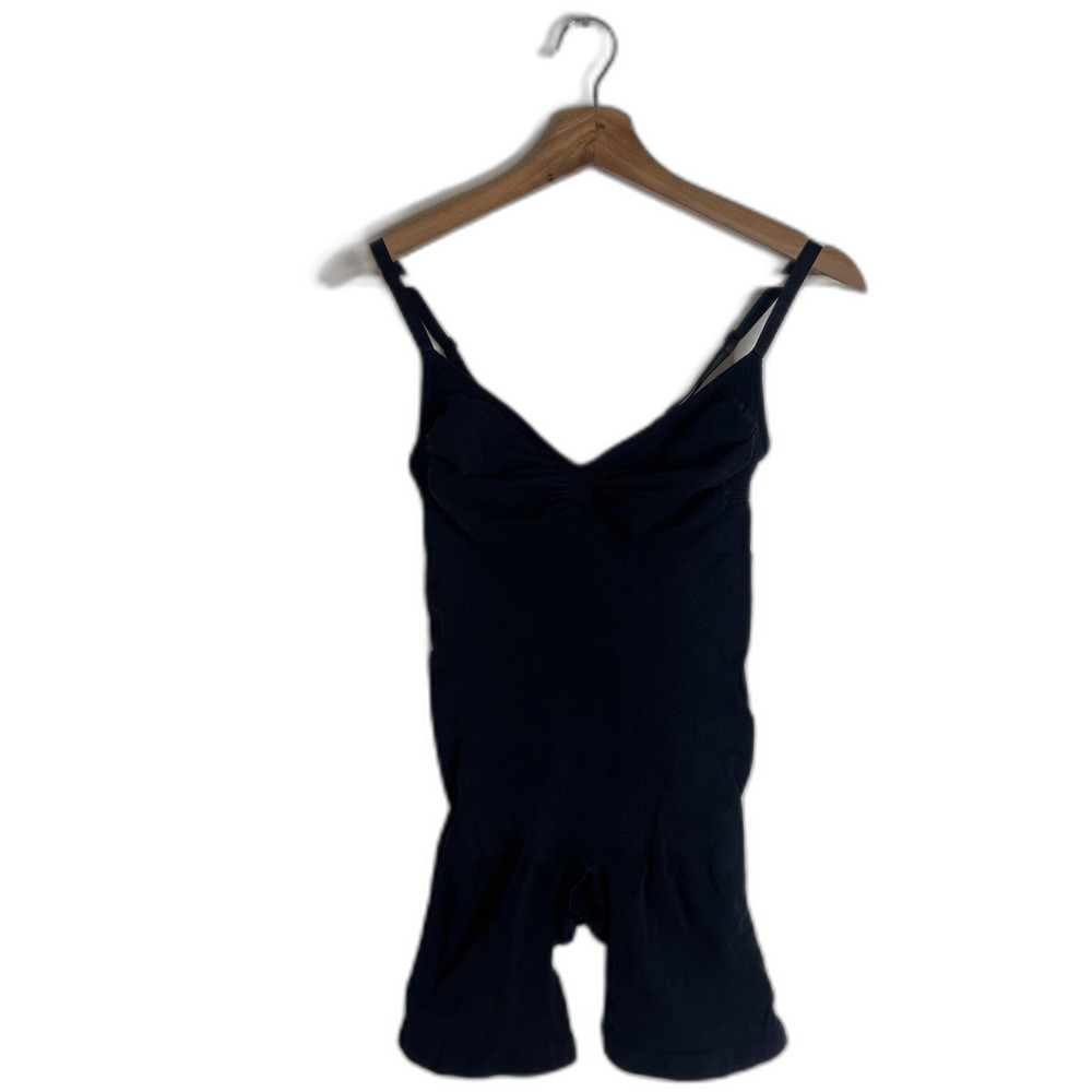 Skims Sculpting Bodysuit Womens 4XL Black Onyx Shapewear Mid Thigh One Piece
